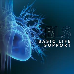 Basic Life Support blue heart